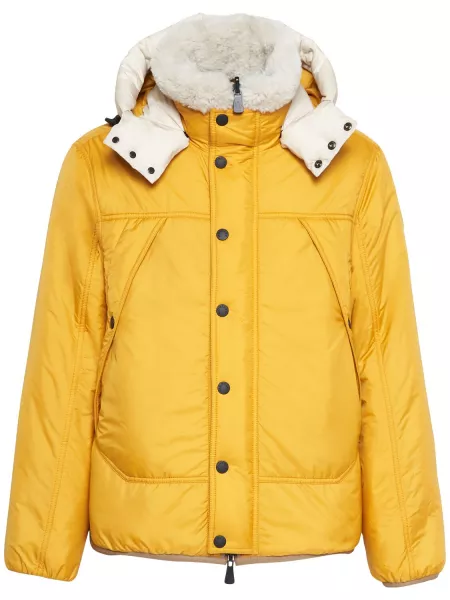 Dun nylon teddy jakke Moncler Grenoble