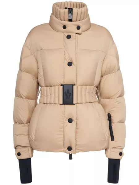 Dunjacka i nylon Moncler Grenoble beige