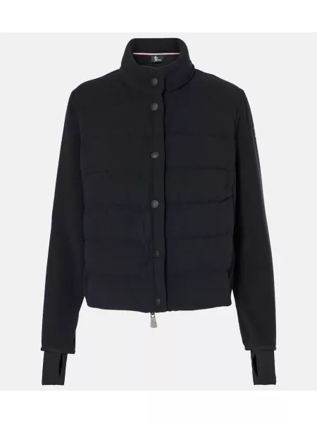 Cardigan med lynlås Moncler Grenoble sort