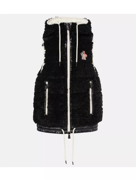 Dun vest Moncler Grenoble svart