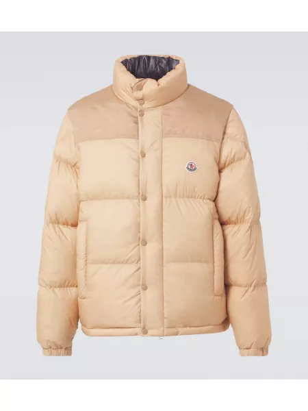 Dunjakke Moncler beige