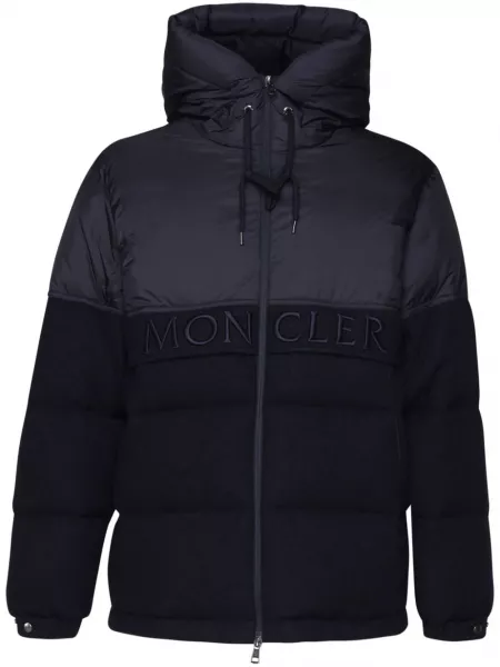 Hættejakke Moncler blå