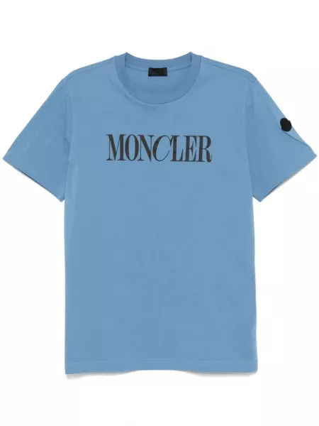 T-shirt Moncler blå