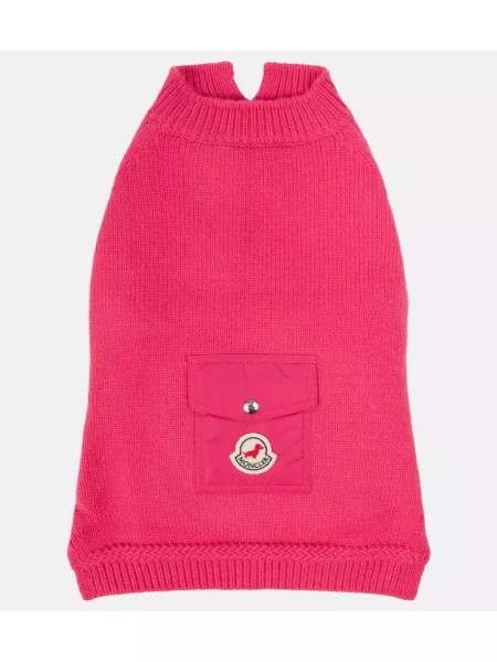 Päällystakki Moncler pinkki