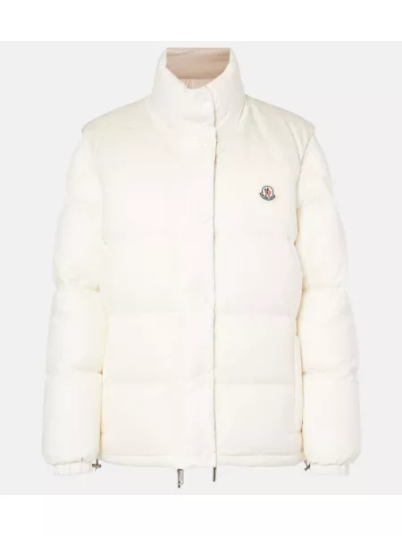 Untuvatakki Moncler valkoinen