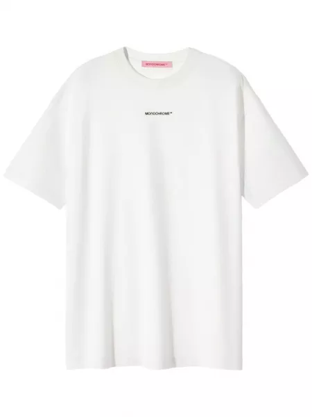 Unifarver t-shirt Monochrome hvid