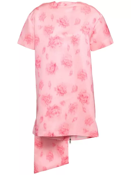 Dress med print Msgm rosa