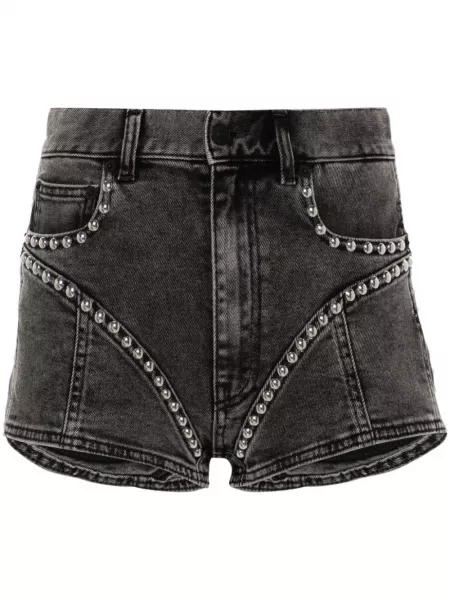 Denimshorts Mugler grå