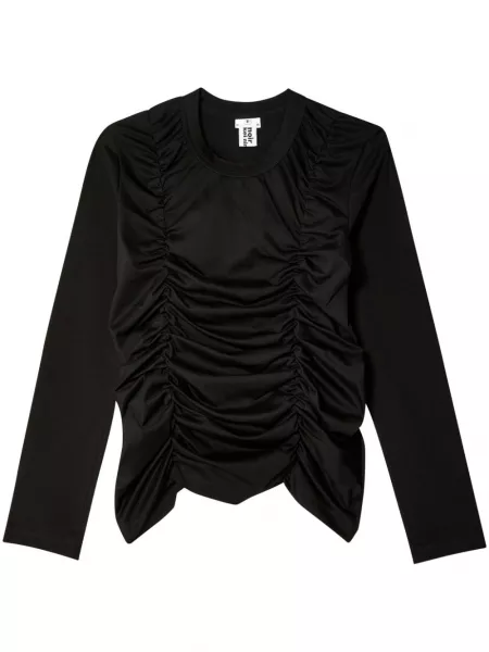 Bluse i bomuld Noir Kei Ninomiya sort