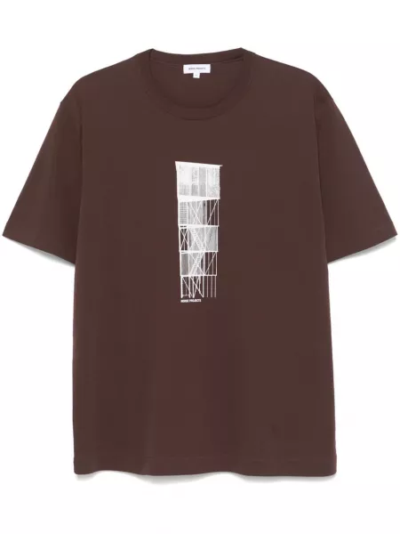 T-shirt Norse Projects rød