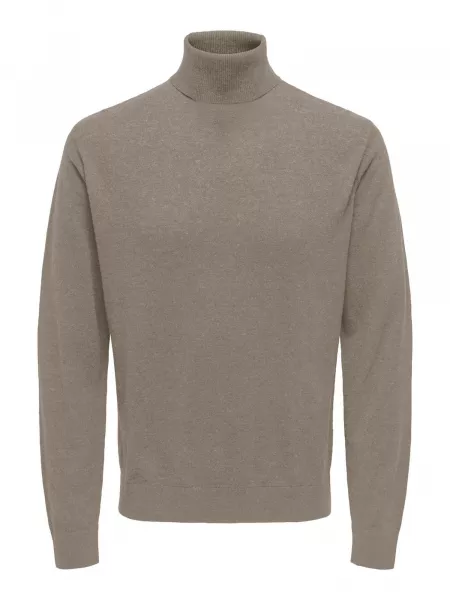 Pullover Only & Sons brun