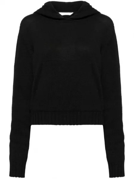 Strikket sweatshirt Palm Angels sort