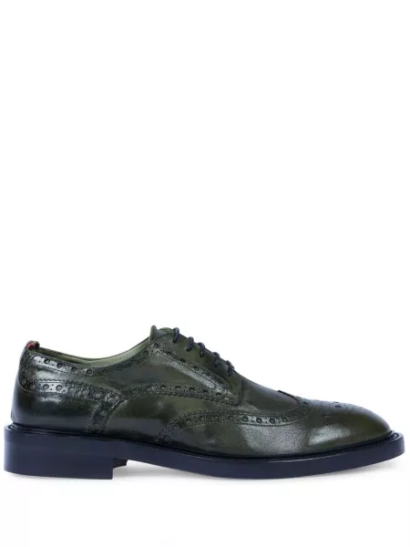 Læder brogues Paul Smith grøn