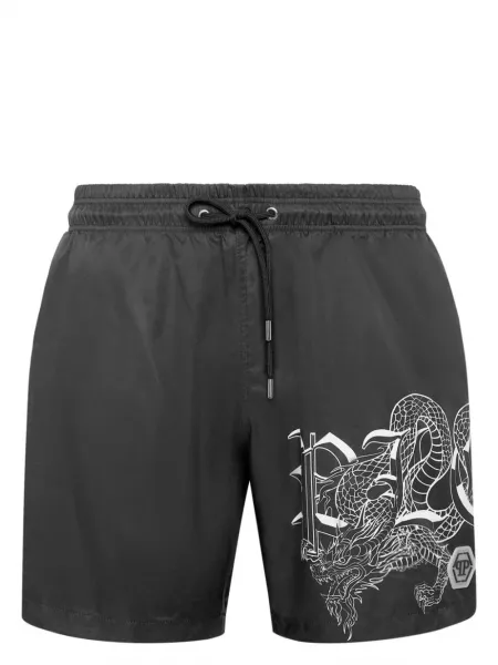 Shorts med print Philipp Plein sort