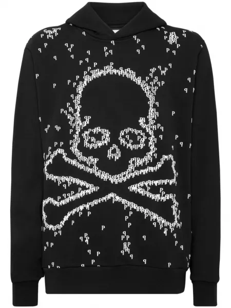 Sweatshirt med print Philipp Plein sort