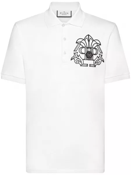 Poloshirt Philipp Plein hvid