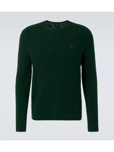 Cashmere ull strikkegenser Polo Ralph Lauren grønn