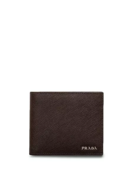 Læder kortholder Prada brun