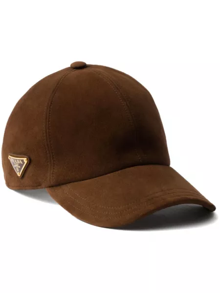 Ruskind cap Prada brun