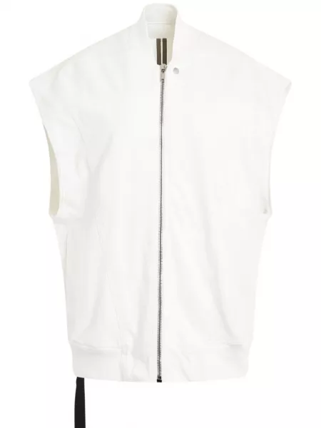 Bomuldsvest i bomuld Rick Owens Drkshdw hvid