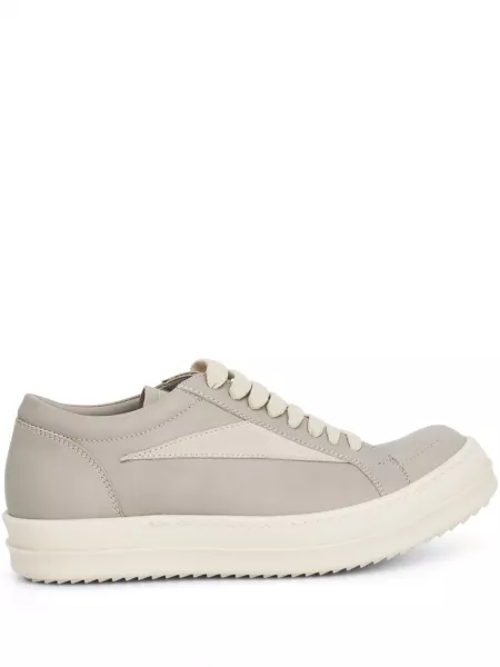 Læder sneakers Rick Owens grå