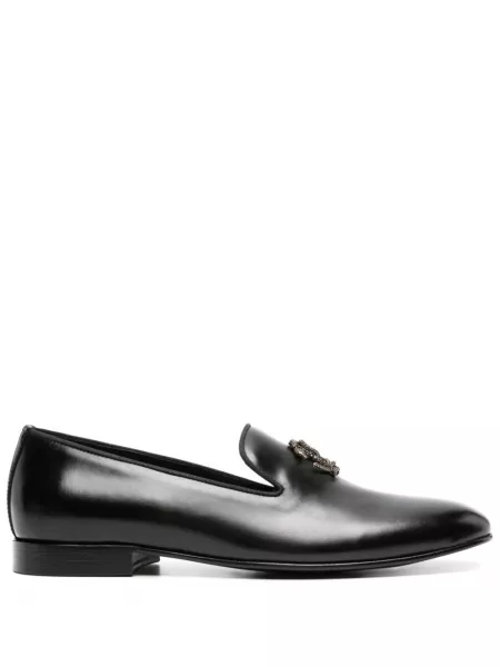 Læder loafers Roberto Cavalli sort