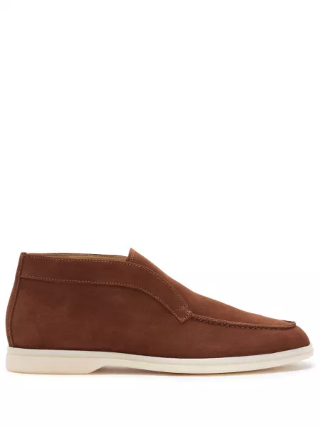 Slip-on ruskinds støvletter Scarosso brun