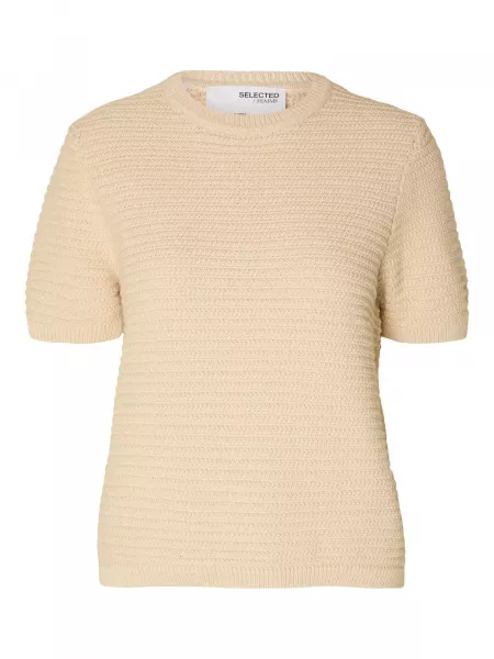 Pullover Selected Femme beige