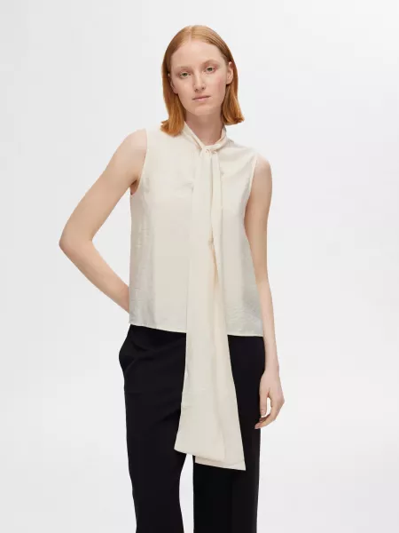 Top Selected Femme beige