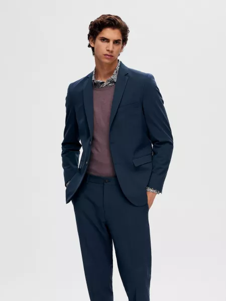 Blazer Selected Homme blå