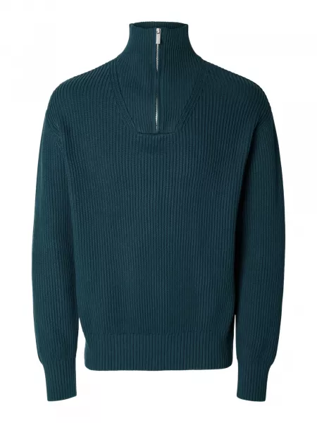 Pullover Selected Homme blå