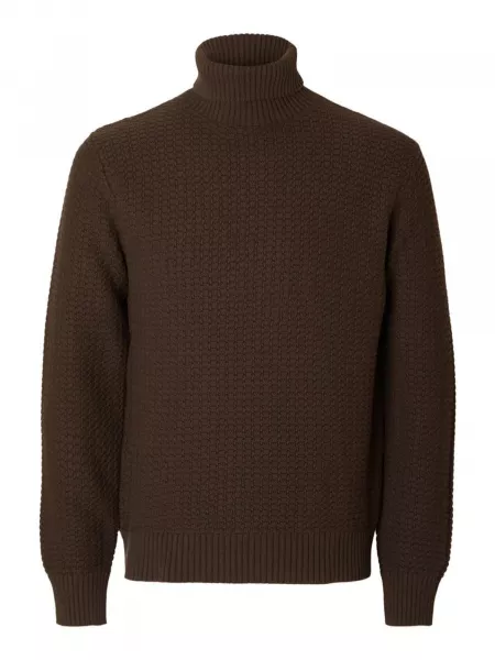 Pullover Selected Homme brun