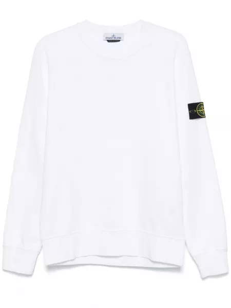 Collegepaita Stone Island valkoinen