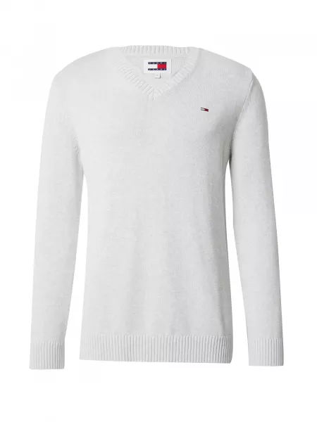 Meleret pullover Tommy Jeans grå