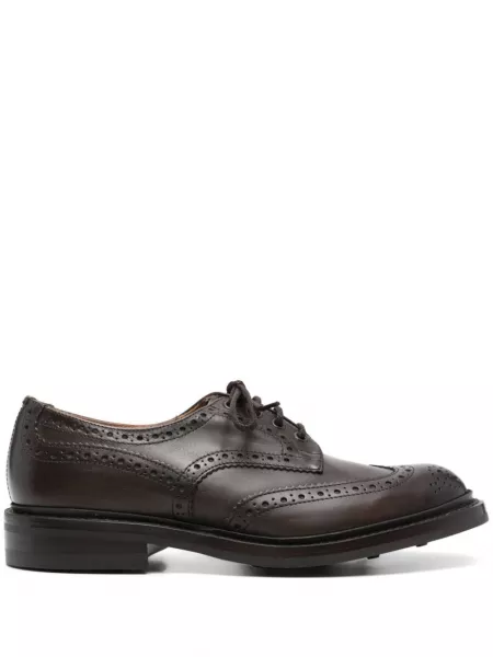 Læder brogues Tricker's brun