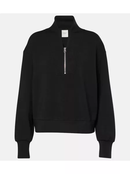 Sweatshirt med lynlås i jersey Varley sort