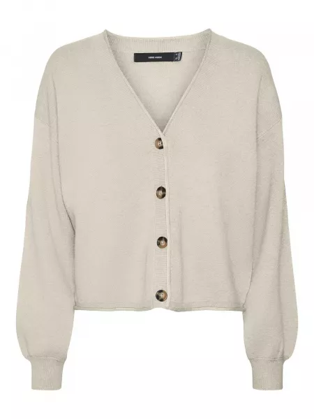 Striktrøje Vero Moda beige