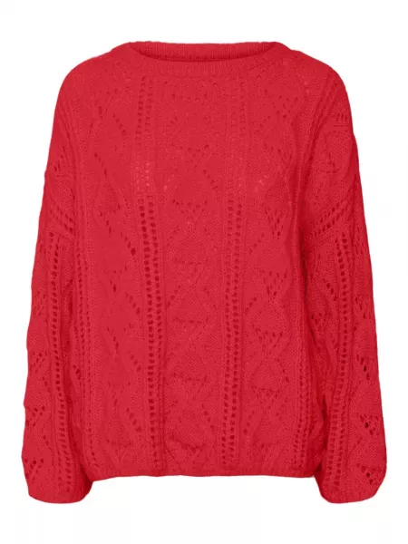 Pullover Vero Moda rød