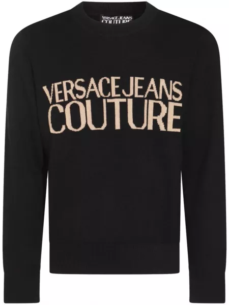 Jacquard neule Versace Jeans Couture musta