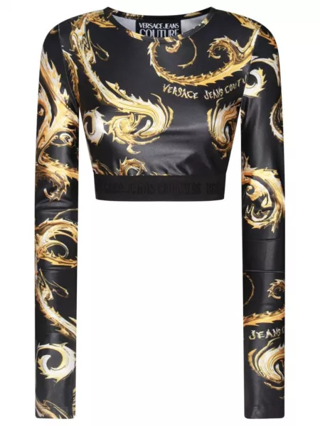 Crop top Versace Jeans Couture sort