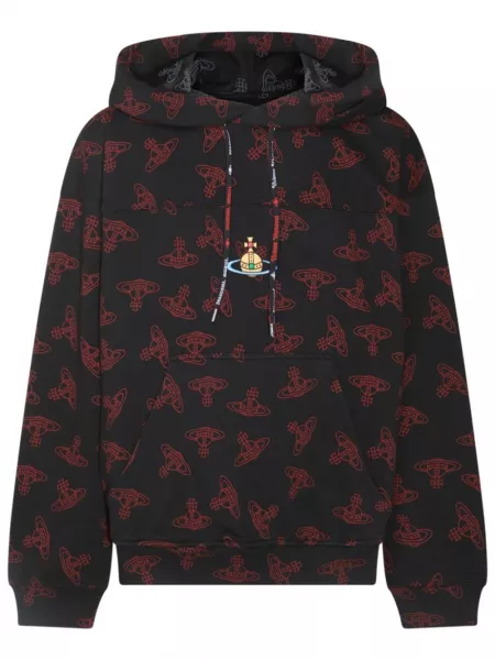 Sweatshirt med print Vivienne Westwood sort