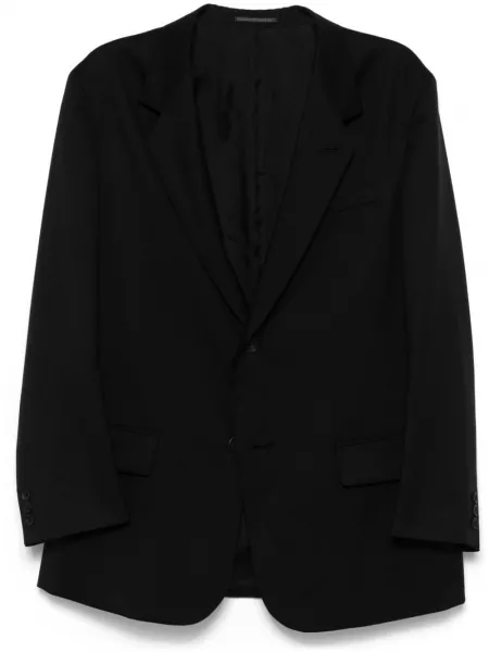 Blazer i uld Yohji Yamamoto sort