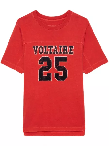 T-shirt med sløjfe Zadig&voltaire rød