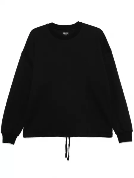 Sweatshirt med rundhals Zegna sort